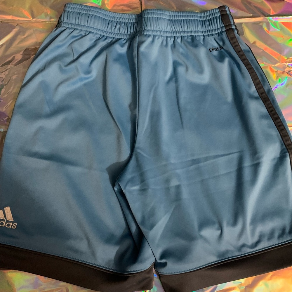 Adidas Men's Sky Blue Athletic Shorts